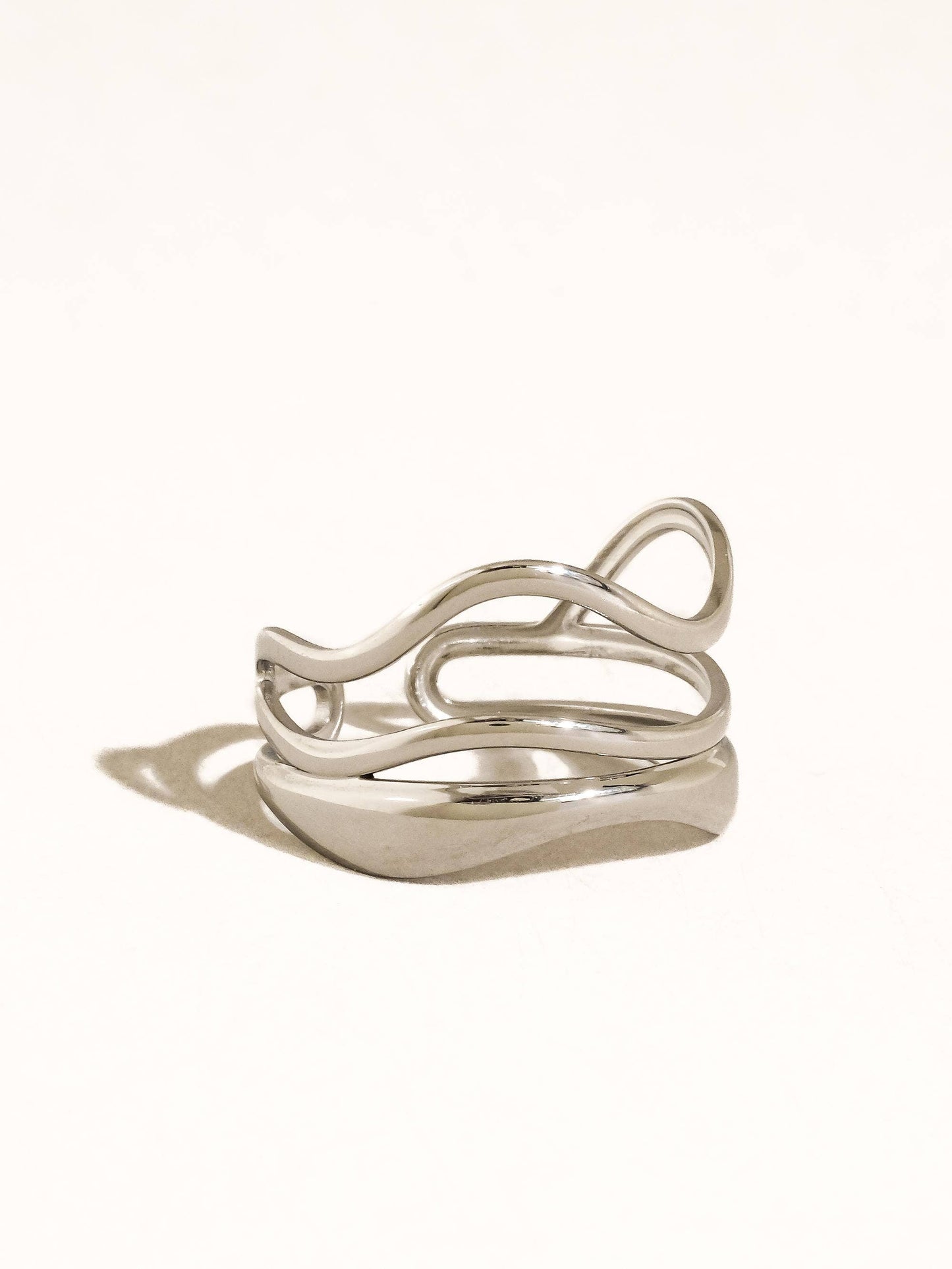 Ozzy 18K Gold Non-Tarnish Abstract Ring