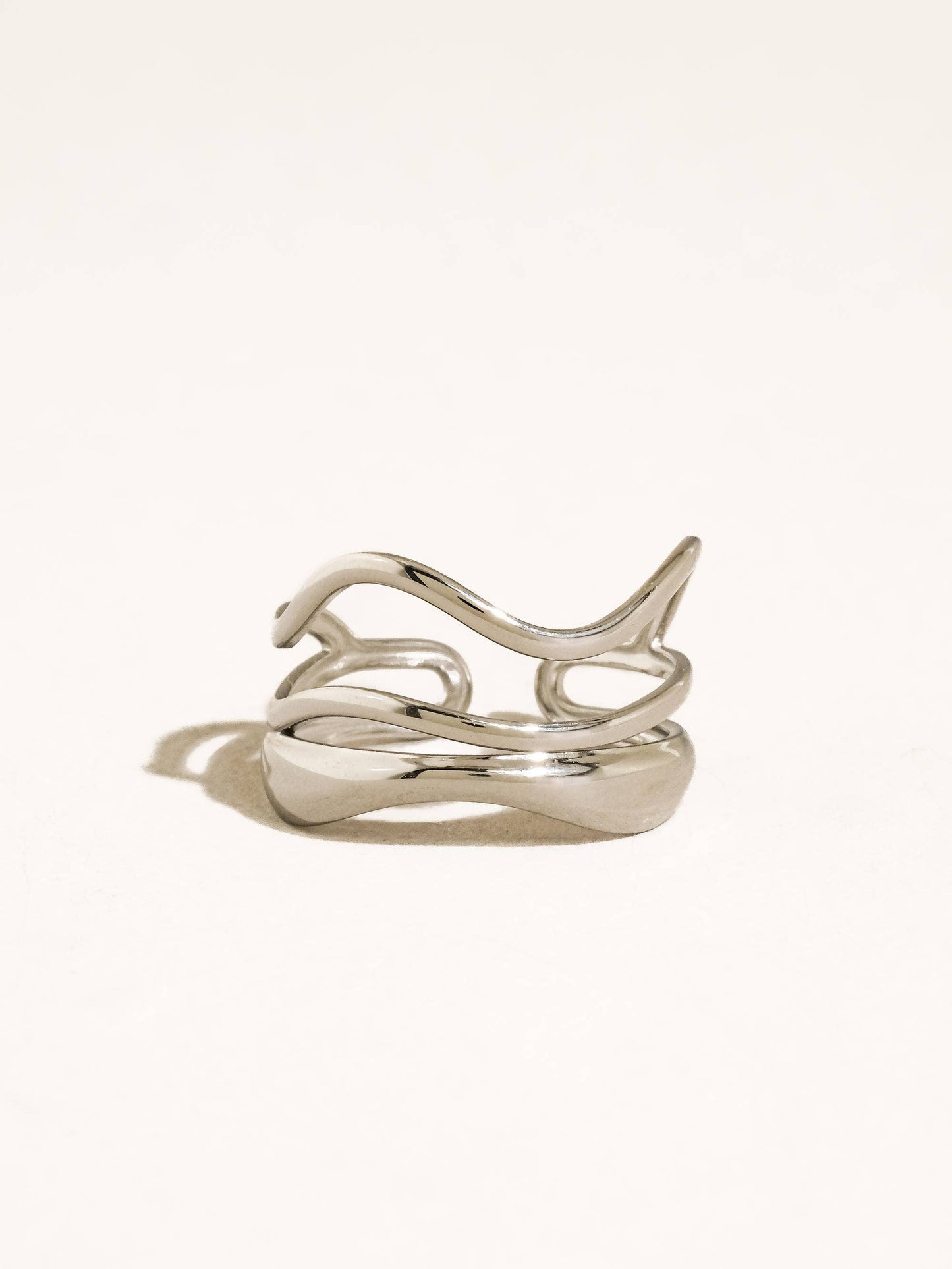 Ozzy 18K Gold Non-Tarnish Abstract Ring